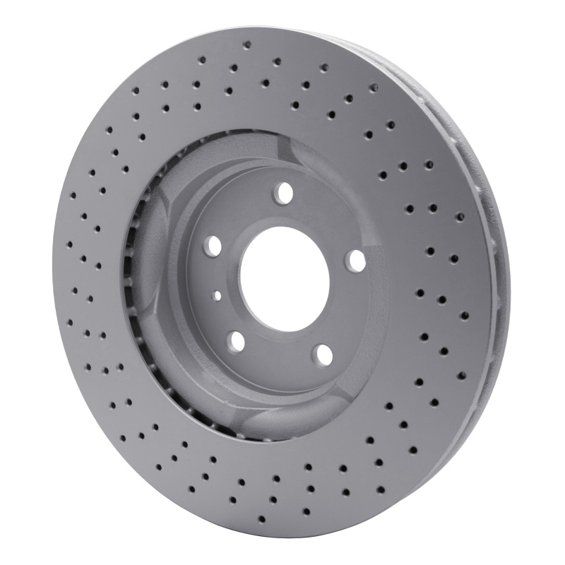 Pontiac Grand Prix Brake Rotor (1) - Front - R1 Concepts - GeoSPEC Coated Rotor - Drilled - `05-`08